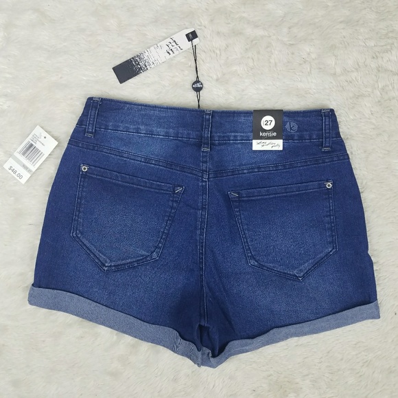 *Last Chance* KENSIE Stretch Denim Jean Shorts 27 - Picture 2 of 8